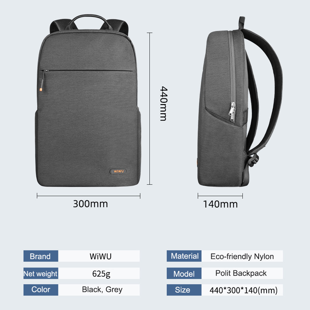 WIWU-Sac à dos pour ordinateur - Laptop Backpack 15.6 avis et prix