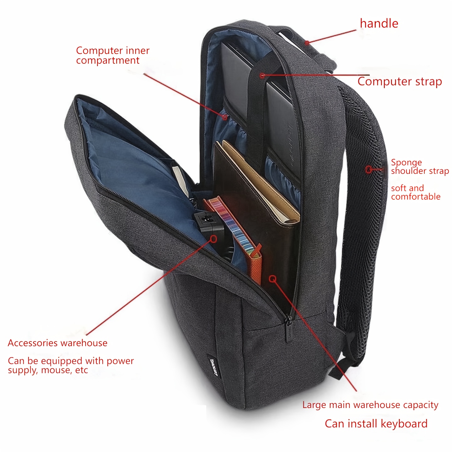 Sac à dos Lenovo B210 |   Ordi - Laptop Backpack 15.6 avis et prix