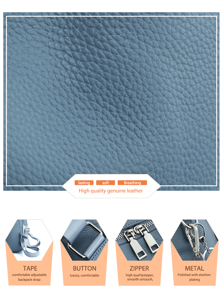 Zency – sac à dos en cuir véri - Fashion Backpack Women avis et prix