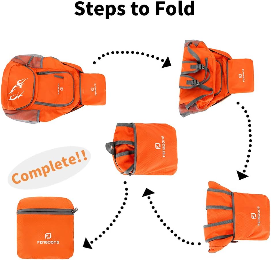 FENGDONG 35L léger pliable imp - Foldable Backpack Small avis et prix